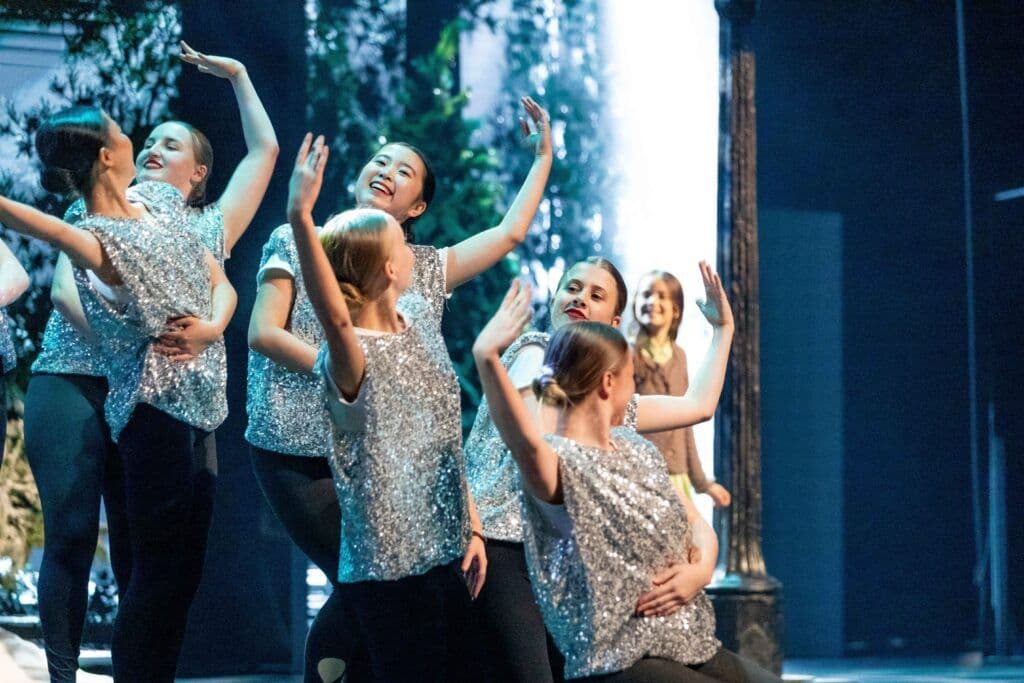 Group of dancers performing