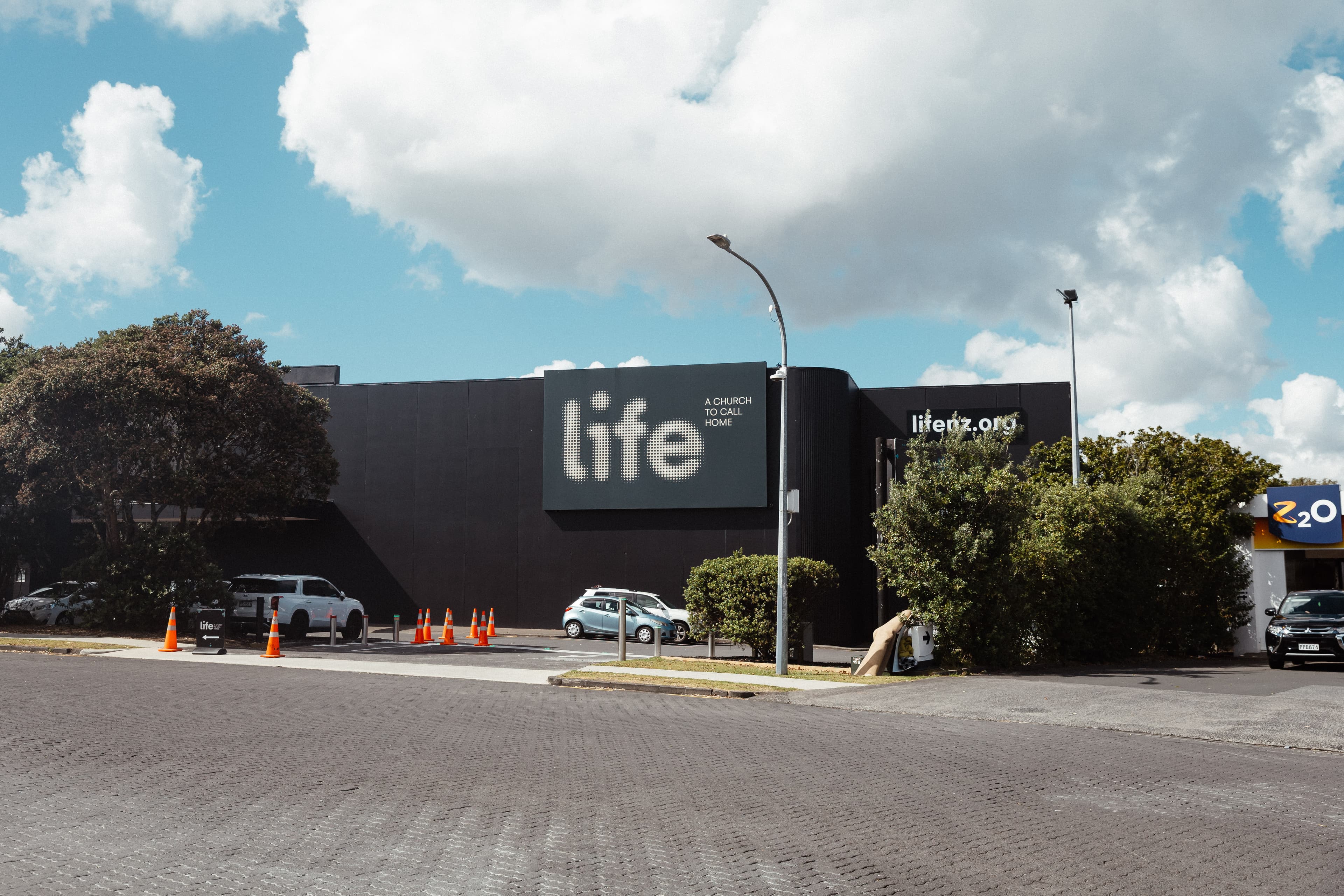 LIFE South Campus from across the road from the front entrance