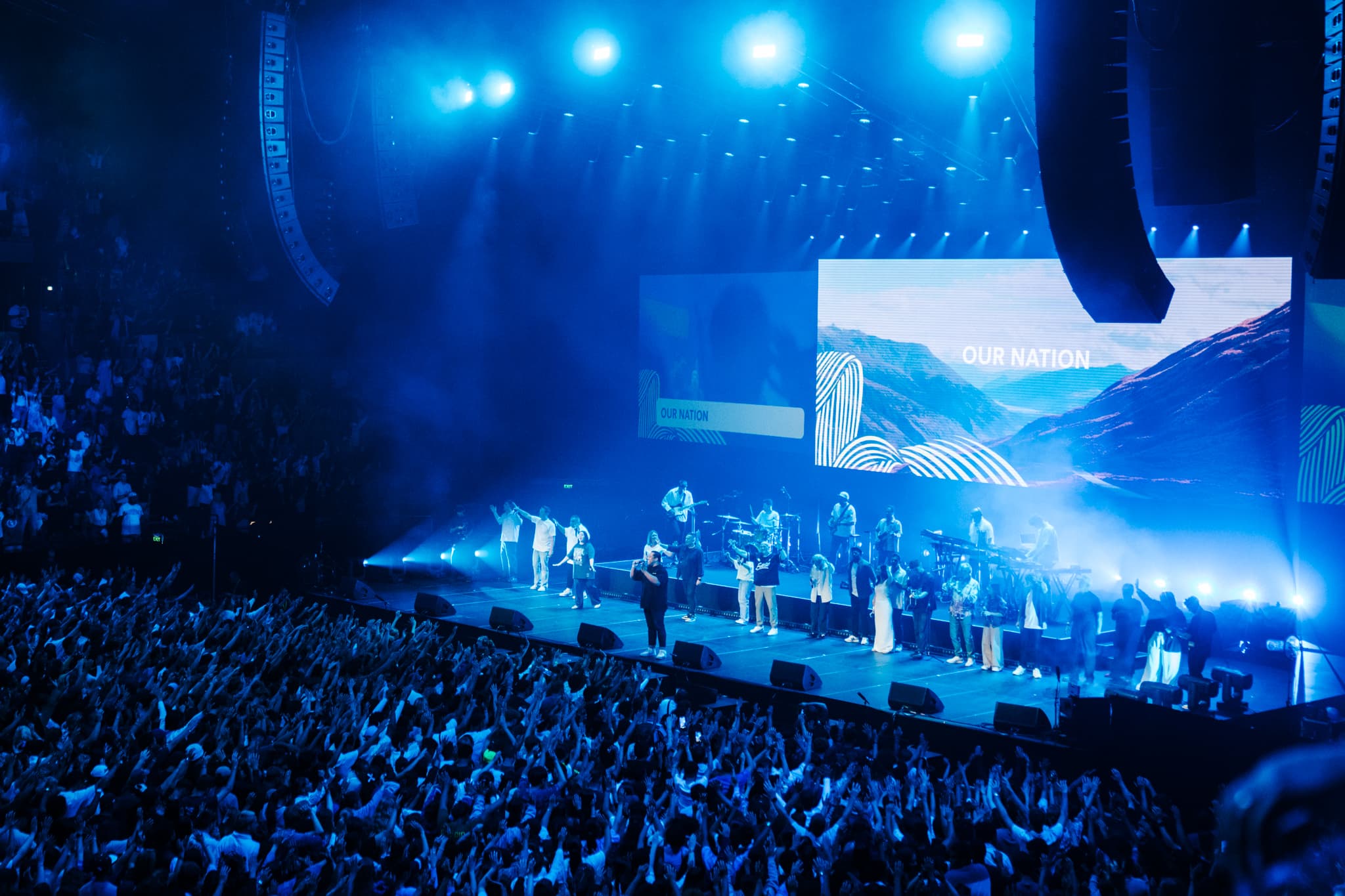 people in an auditorium