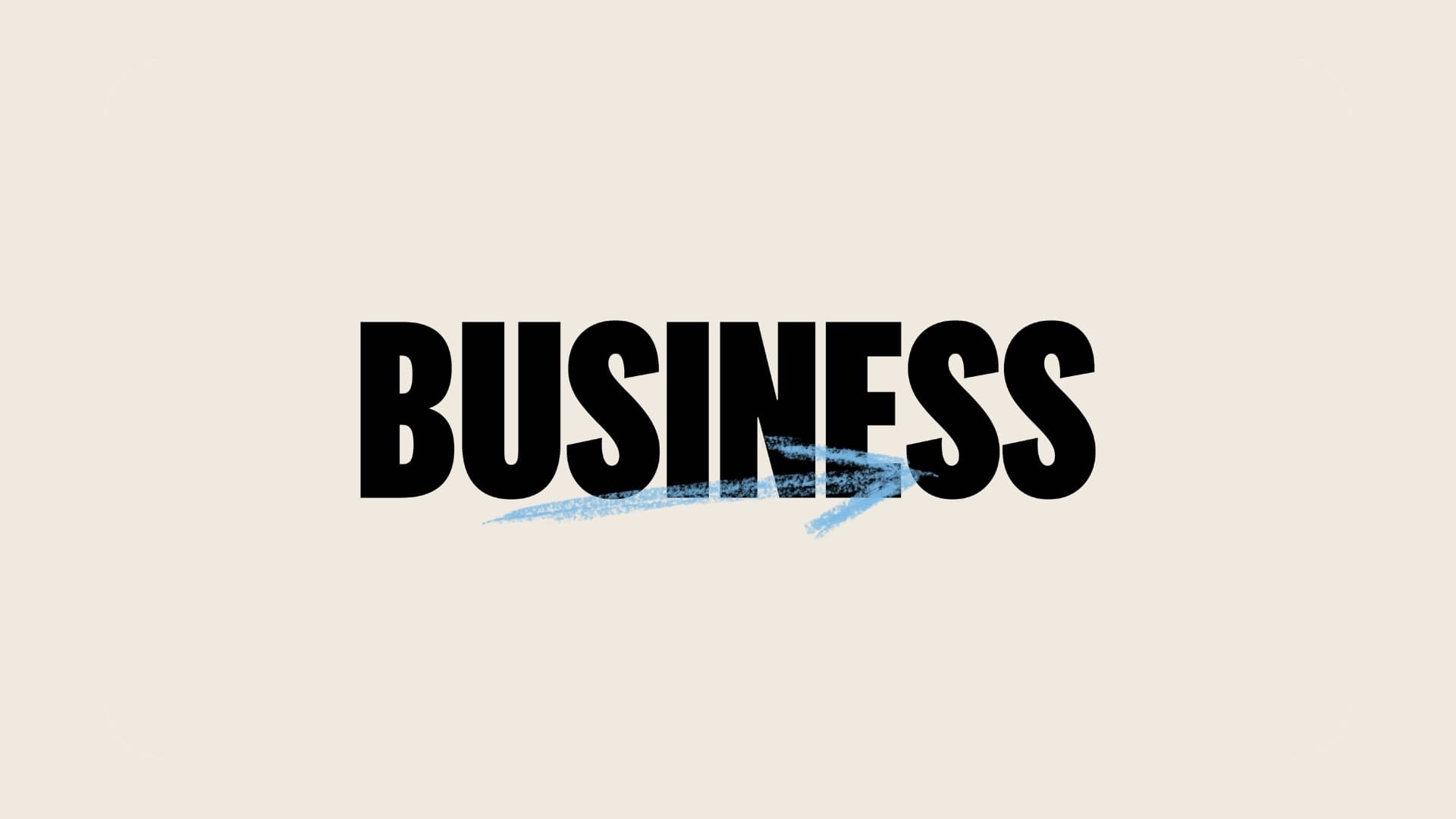 Business on beige background