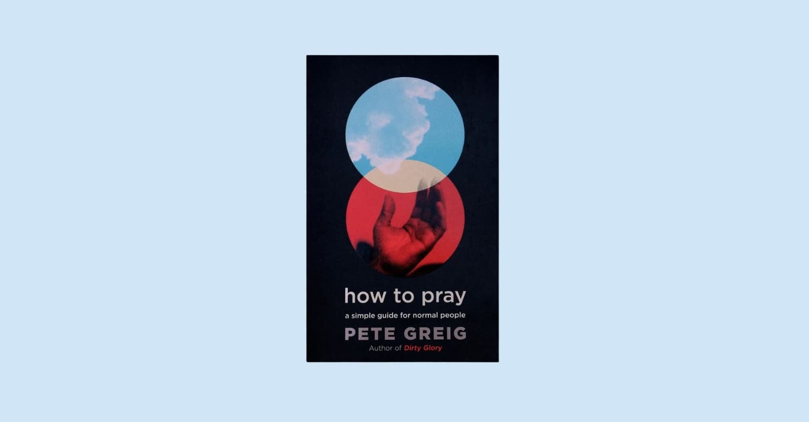 How To Pray book cover on pale blue background