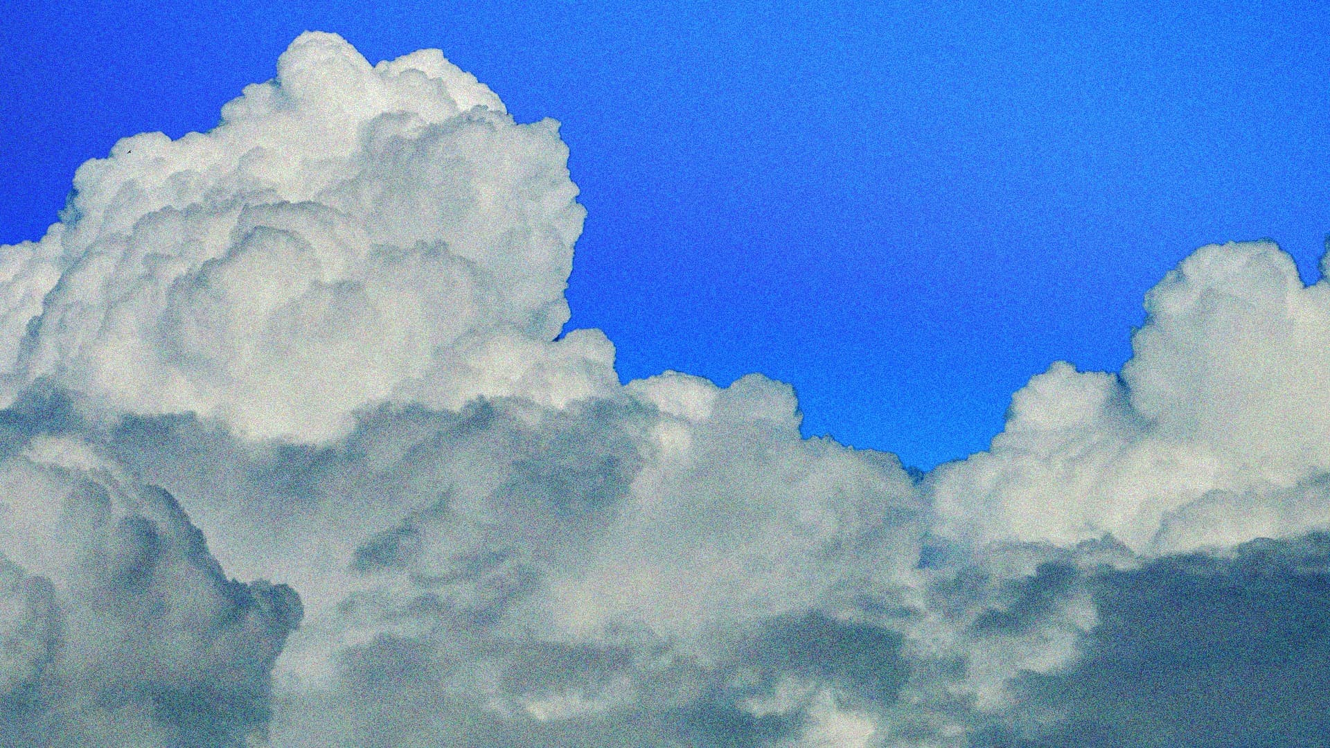 Clouds with a blue sky background